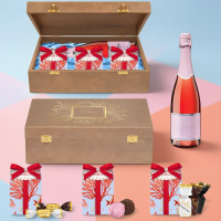 Шкатулка: суфле, марципановые конфеты, мармелад 350г