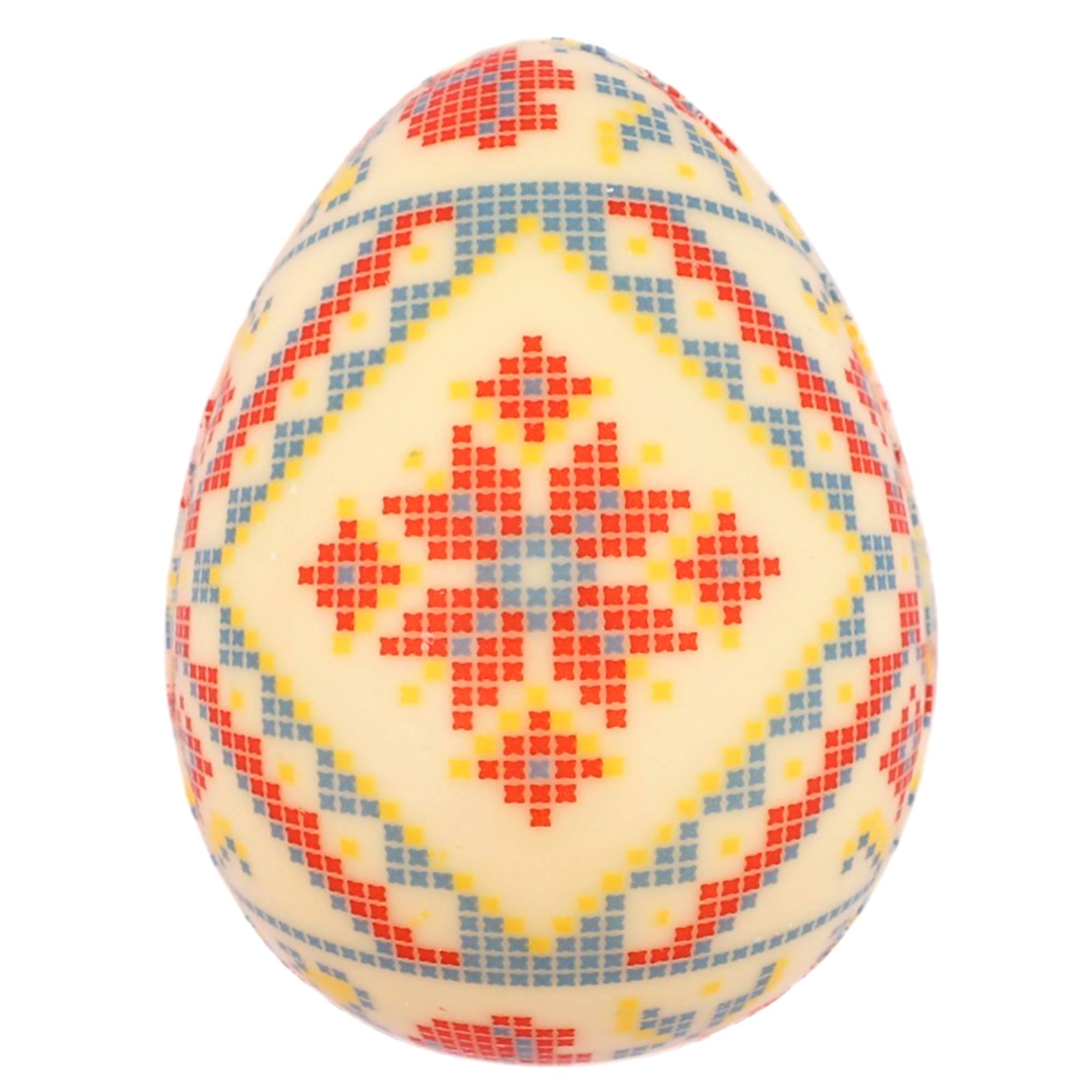 Яйцо из белого шоколада с орнаментом 30г