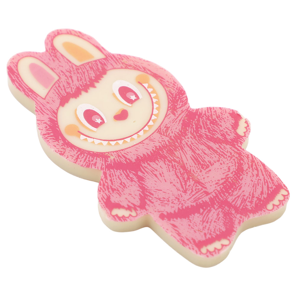 "Лабубушка" шоколад белый 18г (розовый декор)