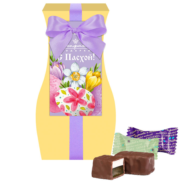 Мармелад-суфле в шоколаде набор с Пасхой 120г
