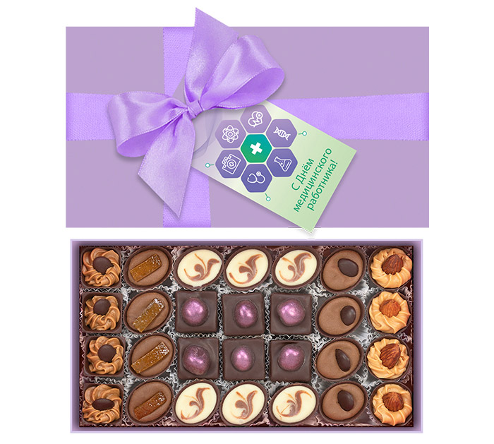 Конфеты ручной работы С Днем Медицинского работника!