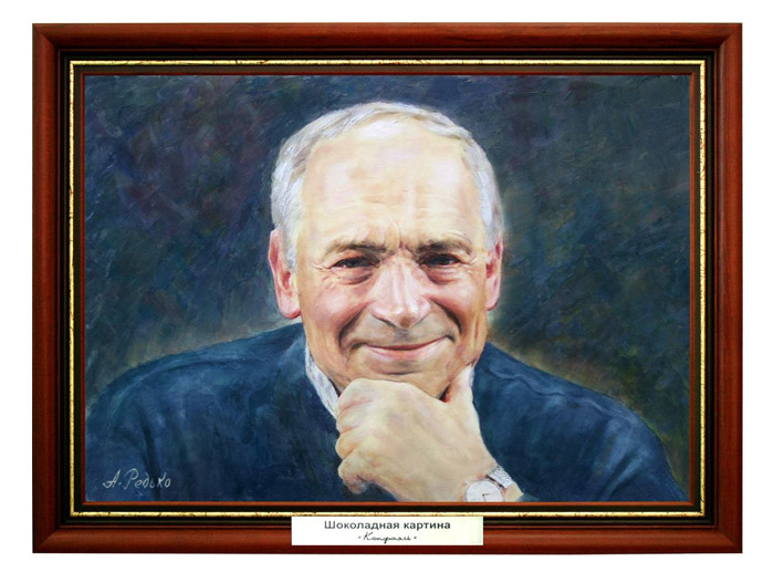 Изготовление шоколадных картин и портретов