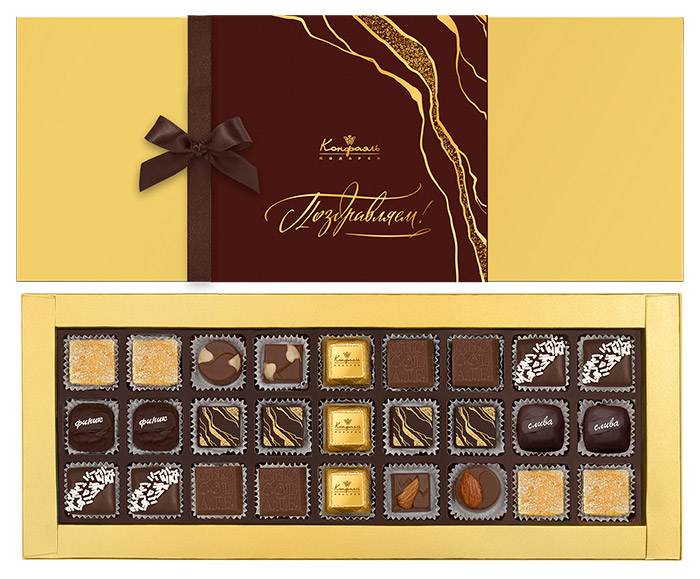 Набор конфет ассорти 285г из коллекции Мужская коллекция Набор конфет ассорти 285г из коллекции Мужская коллекция