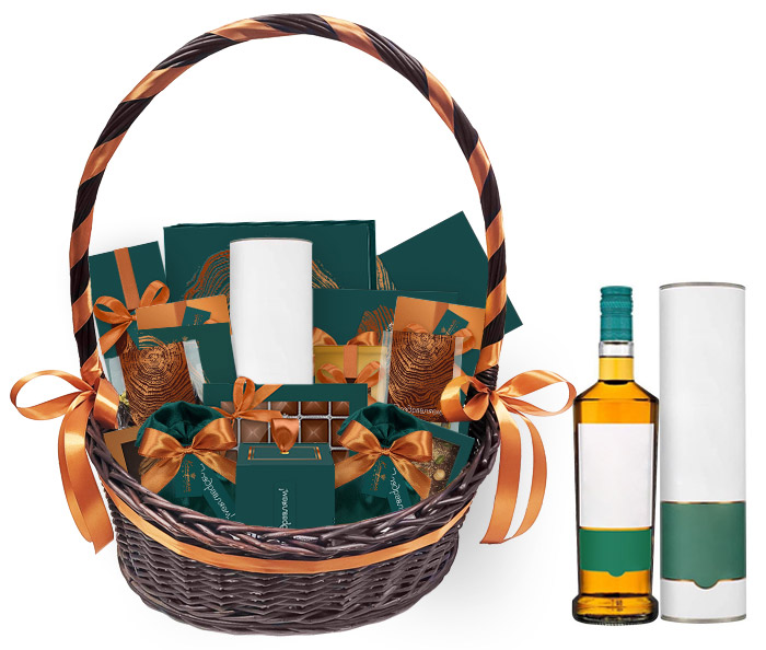 Корзина: конфеты ручной работы, конфеты ассорти, суфле, сухофрукты Корзина: конфеты ручной работы, конфеты ассорти, суфле, сухофрукты