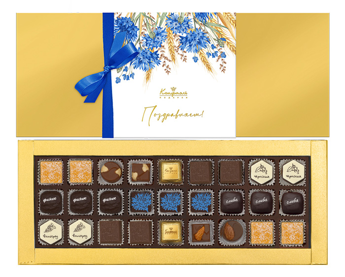 Набор конфет ассорти, шоколада и мармелада