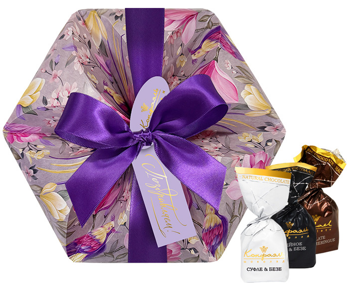 Суфле и безе в шоколаде набор 260г из коллекции Птицы райского сада Суфле и безе в шоколаде набор 260г из коллекции Птицы райского сада