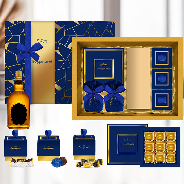 Набор: шоколад горький, конфеты марципановые, сухофрукты, драже