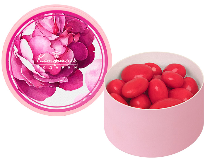 Набор драже: клубника в шоколаде из коллекции Магия пиона