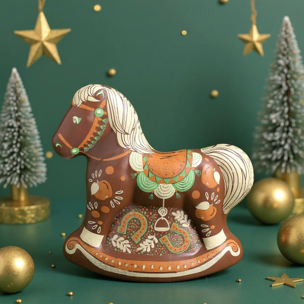 Лошадка - скульптура шоколад молочный 140г из коллекции Символы года 2026