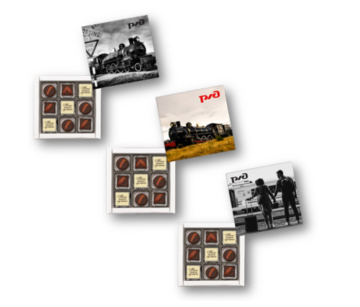 Набор шоколада и конфет ассорти С Днём Железнодорожника!