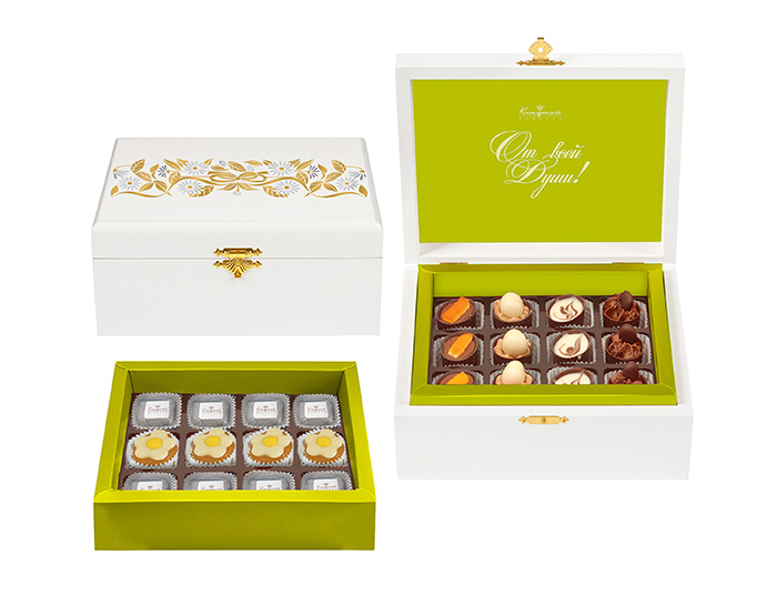 Шкатулка с конфетами ручной работы из коллекции