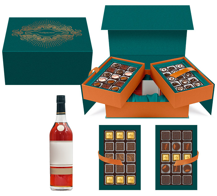 Набор конфет ручной работы и ассорти большой из коллекции Мужская коллекция Набор конфет ручной работы и ассорти большой из коллекции Мужская коллекция