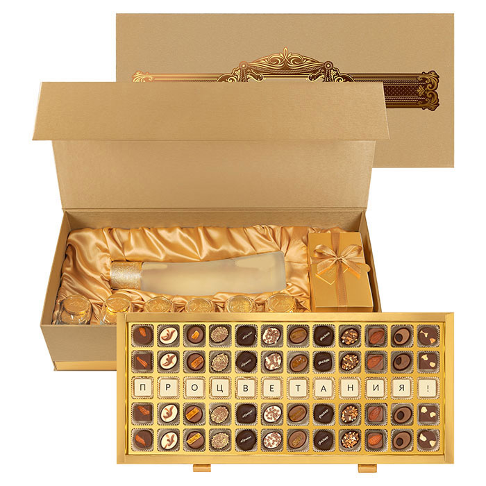 Набор шоколадных конфет ассорти, сухофрукты, ручной работы, суфле 4680г из коллекции Для мужчин Набор шоколадных конфет ассорти, сухофрукты, ручной работы, суфле 4680г из коллекции Для мужчин