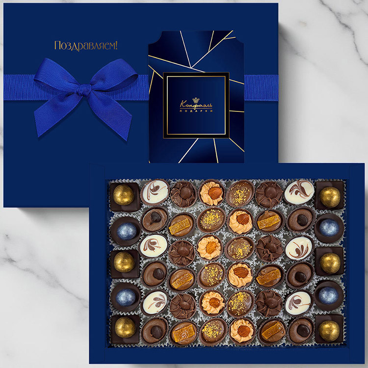Конфеты ручной работы 505г из коллекции Мужская коллекция