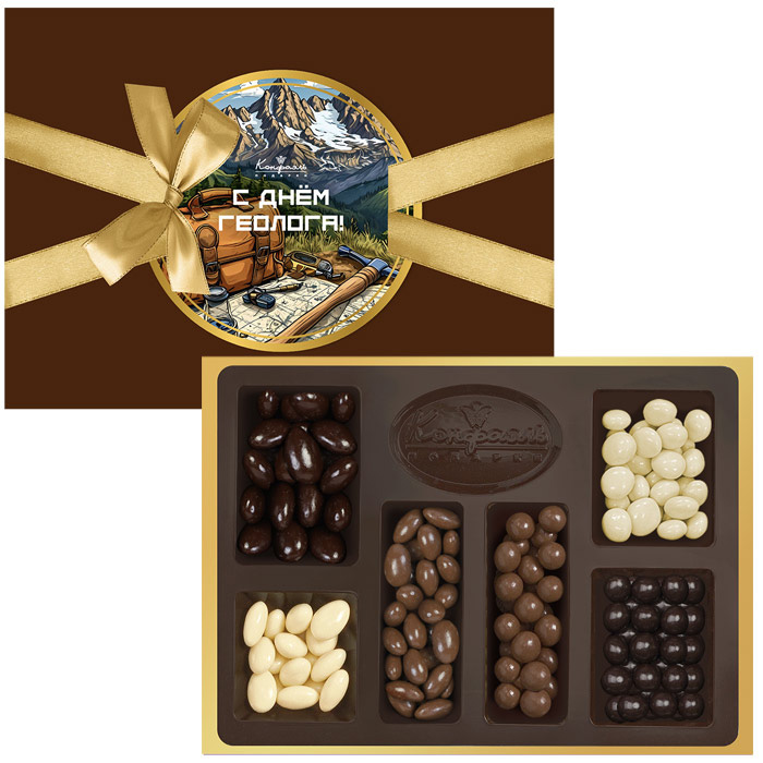 Набор орехов в шоколаде 400г Набор орехов в шоколаде 400г