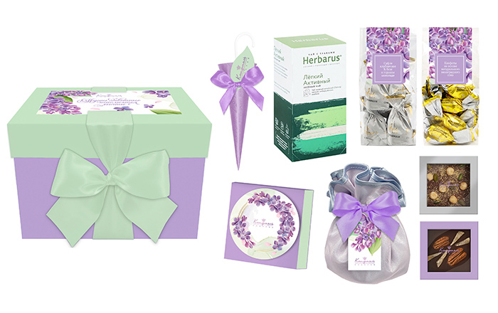 Подарочная корзина конфеты ассорти, шоколад, сухофрукты