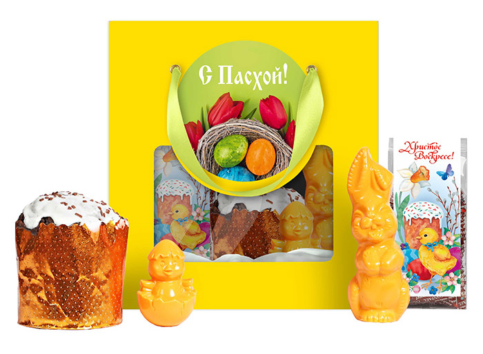 Подарочный набор с Пасхальным куличом №2» Подарочный набор с Пасхальным куличом №2»