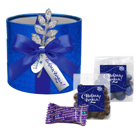 Набор драже и мармелада-суфле синий 245г