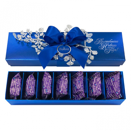 Конфеты глазированные мармелад+суфле (черника и ваниль) 105г