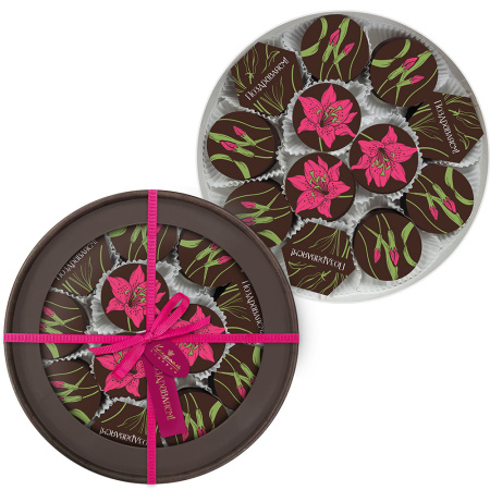 Суфле в горьком шоколаде (шоколадное, кофейное) с декором 360г