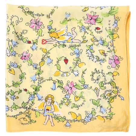 Платок желтый (52х52см)