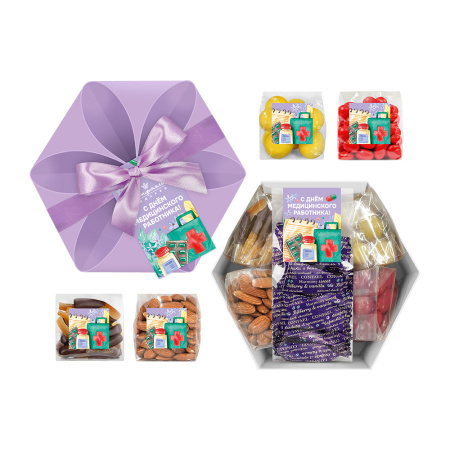 Набор конфет: цукаты, драже, мармелад суфле