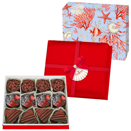 Конфеты глазированные горьким шоколадом "Суфле" 360г