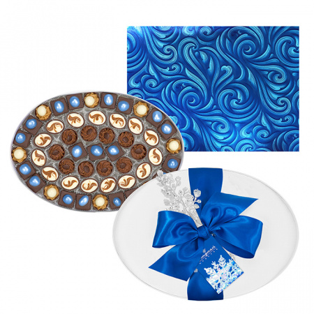 Подарочный набор Овал: Конфеты ручной работы 610г