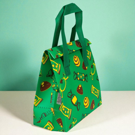 Термопакет "Конфеты" 21х20х10 см застежка липучка