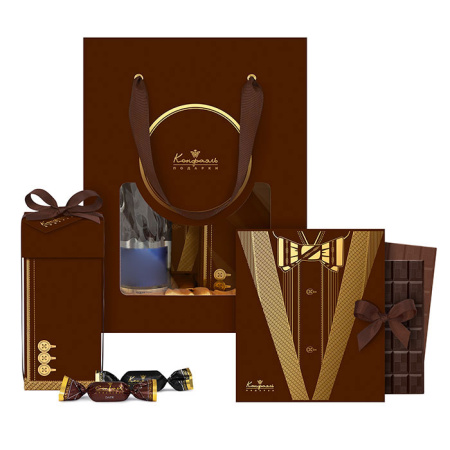 Набор молочного и горького шоколада и конфет сухофрукты 1420г