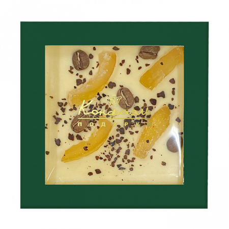 Шоколад белый с цукатами