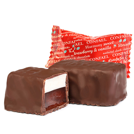 Набор фруктового мармелада-суфле в шоколаде зеленый 105г