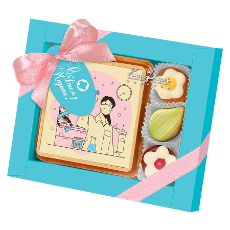 Белый шоколад, мармелад набор