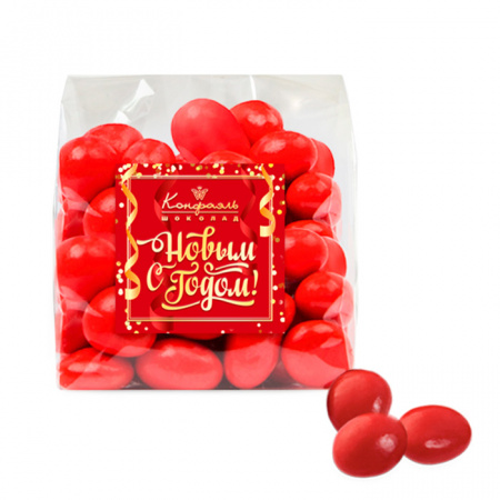 Подарочный пакет Драже "Клюква" в шоколаде 150г