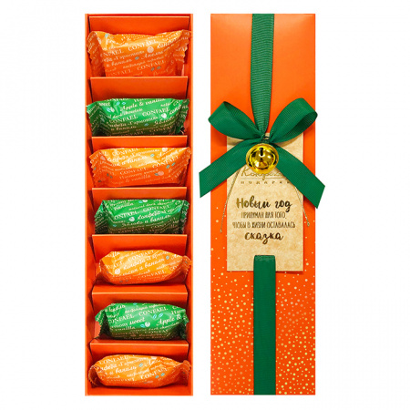 Магия малая: конфеты глазированные мармелад и суфле 105г