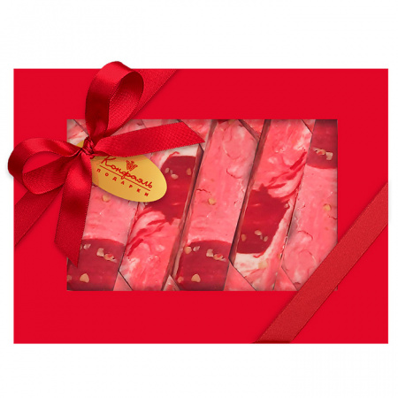 Подарочная халва красная