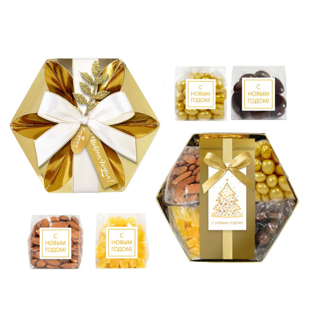 Набор драже: орехи, цукаты, кофе