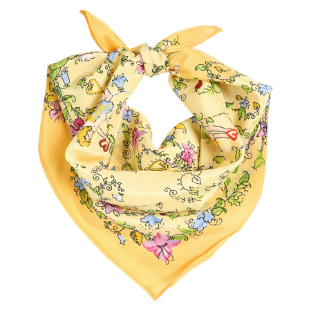 Платок желтый (52х52см)