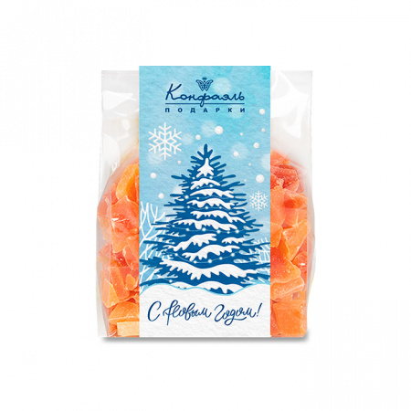 Подарочный пакет с цукатами "Папайя" 120г