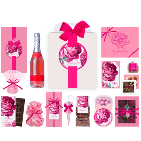 Набор с конфетами: драже, цукаты, шоколад, мармелад-суфле