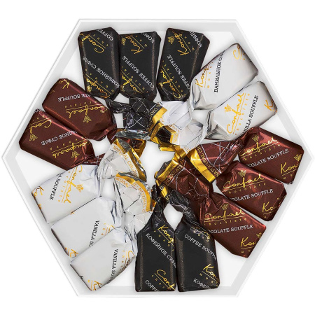 Суфле шоколадное, ванильное, кофейное набор на День металлурга 105г