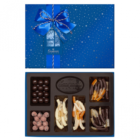 Подарочный набор: драже, конфеты глазированные, цукаты 325г