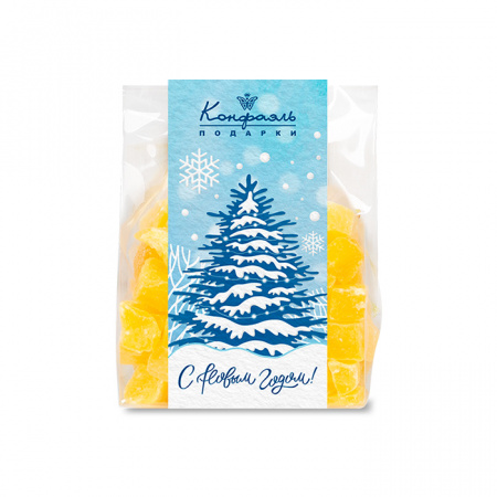 Подарочный пакет: цукаты "Ананас" 120г