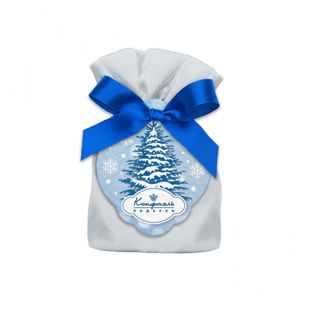 Мешочек с драже "Цукаты лимонных корочек" в белом шоколаде 100г