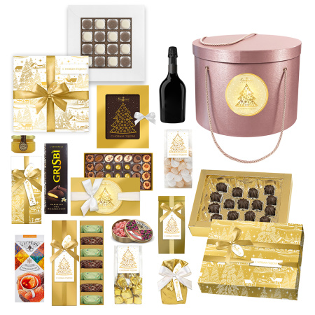 Набор шоколада и конфет: ручной работы, печенье, мед, карамель, кофе