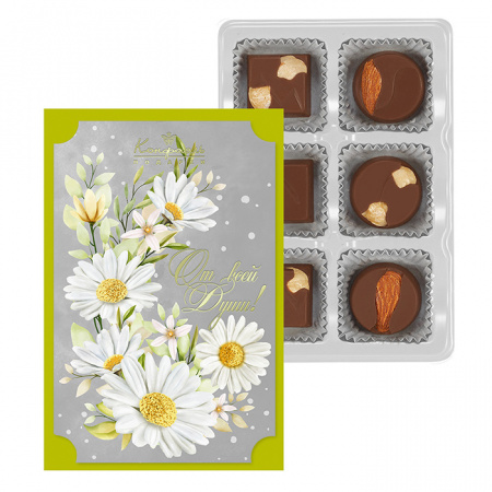 Шоколад молочный с миндалём и с фундуком