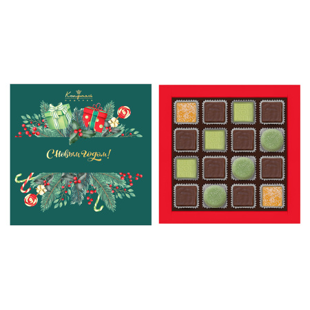 Набор конфет ассорти и фруктового мармелада 160г