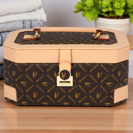 Шкатулка для украшений коричневая