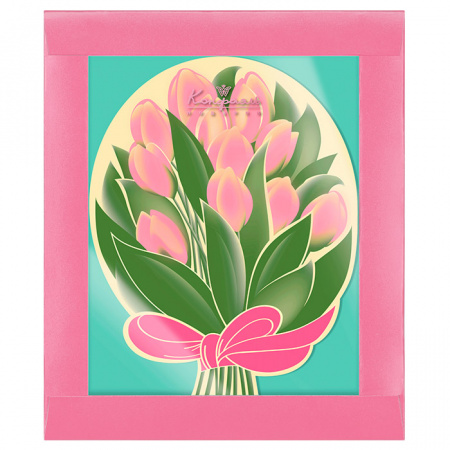 Шоколад белый фигурный тюльпаны