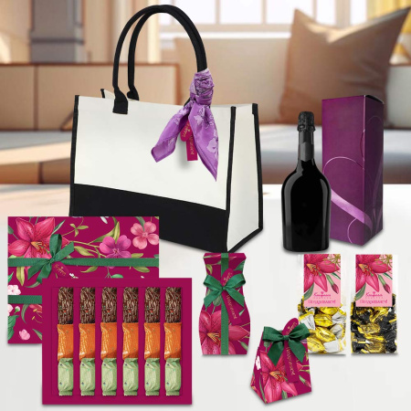 Сумка-шоппер: мармелад-суфле, сухофрукты, мармелад,